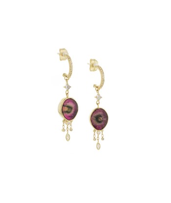 BOUCLES D'OREILLES TOURMALINES ET DIAMANTS Les êtres humains sont 