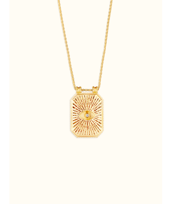 COLLIER SCAPULAIRE GOLD EYE PROTECT JAUNE MEDIUM en ligne