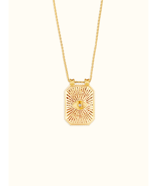 COLLIER SCAPULAIRE GOLD EYE PROTECT JAUNE MEDIUM en ligne