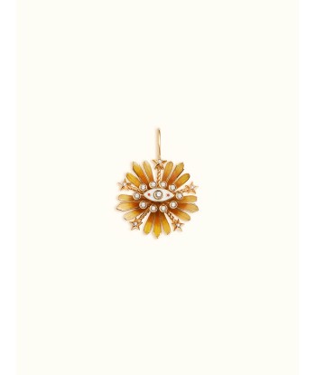 BOUCLE D'OREILLE FLOWER JAUNE commande en ligne