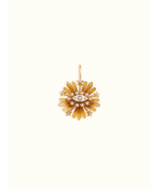 BOUCLE D'OREILLE FLOWER JAUNE commande en ligne