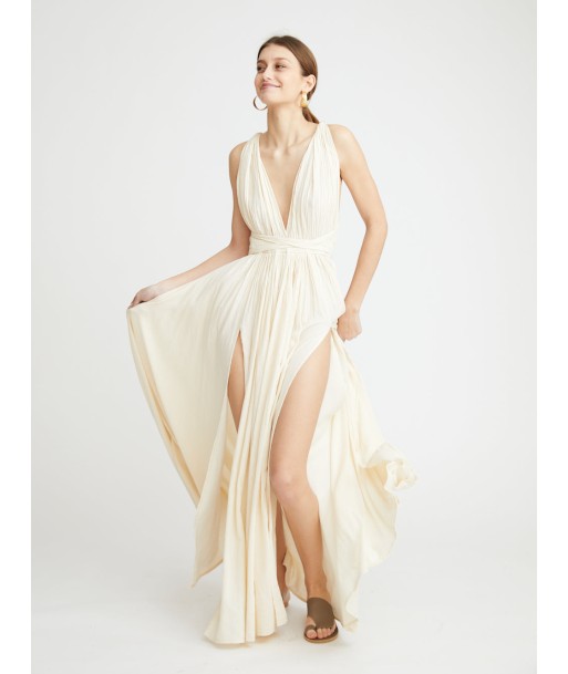 ROBE LONGUE HERA NATURAL pas chere