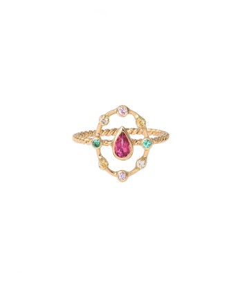 BAGUE SOLAL RUBELLITE Faites des économies