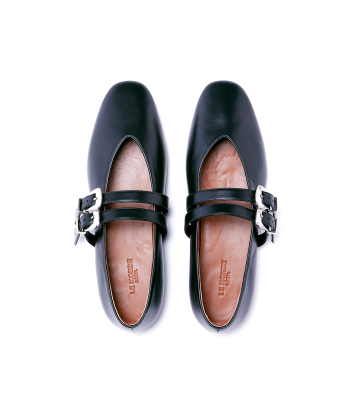 CLAUDIA SLIPPER CUIR NOIR meilleur choix