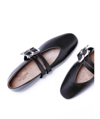 CLAUDIA SLIPPER CUIR NOIR meilleur choix