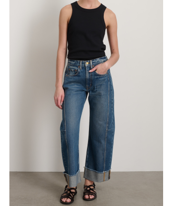 JEAN RELAXED CUFFED LASSO VISTA BLUE les muscles