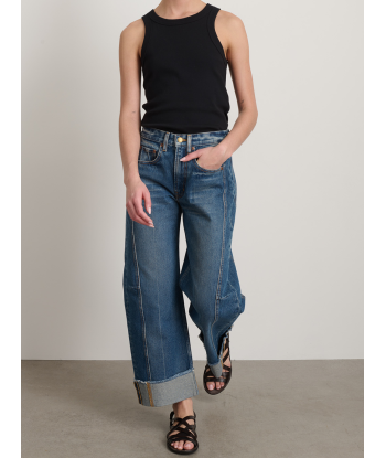 JEAN RELAXED CUFFED LASSO VISTA BLUE les muscles