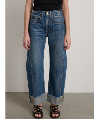 JEAN RELAXED CUFFED LASSO VISTA BLUE les muscles